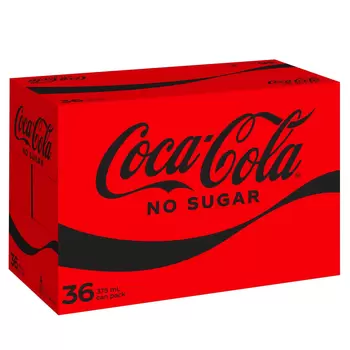 Coca-Cola No Sugar Can 36 x 375ml