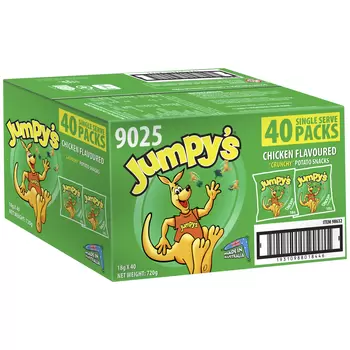 Jumpy’s Chicken Flavoured Potato Snacks 40 x 18g
